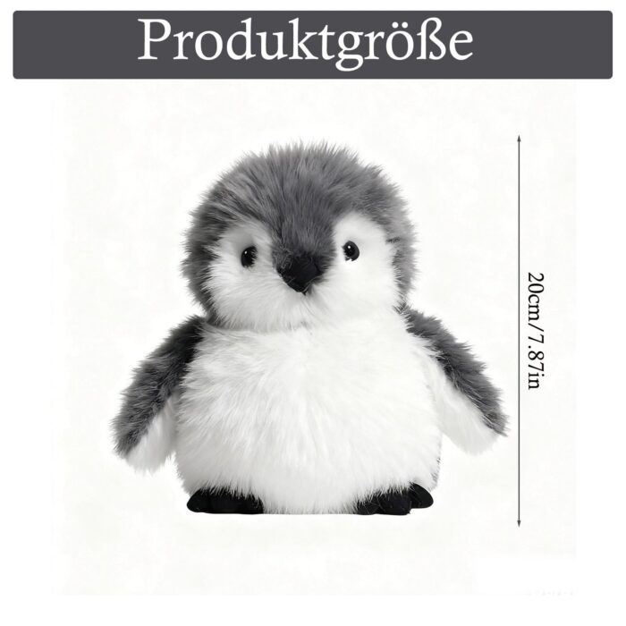 JcvPot Pinguin Kuscheltier, Weiches Stofftier Für Kinder Und Babys, Kuscheltier Pinguin Plüschtier , Plüschtier - Image 7