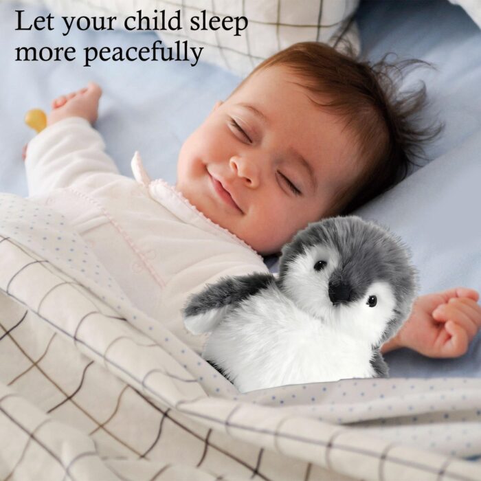 JcvPot Pinguin Kuscheltier, Weiches Stofftier Für Kinder Und Babys, Kuscheltier Pinguin Plüschtier , Plüschtier - Image 5