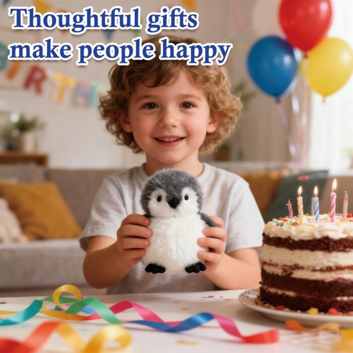 JcvPot Pinguin Kuscheltier, Weiches Stofftier Für Kinder Und Babys, Kuscheltier Pinguin Plüschtier , Plüschtier - Image 4