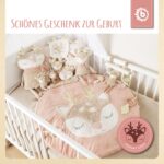 Bieco Kuscheltier Reh µmit Rassel | Baby Kuscheltier ab 0 Monate Stofftier Baby Plüschtier Reh rentier - Image 3
