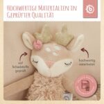 Bieco Kuscheltier Reh µmit Rassel | Baby Kuscheltier ab 0 Monate Stofftier Baby Plüschtier Reh rentier - Image 4